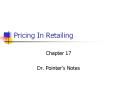 Pricing In Retailing PowerPoint PPT Presentation