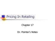 Pricing In Retailing