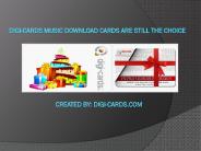 Digi-Cards Music Download Cards Are Still The Choice
