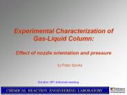 Gas-Liquid Columns: Experimental Characterization and CFD Simulations
