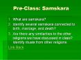 Pre-Class: Samskara PowerPoint PPT Presentation