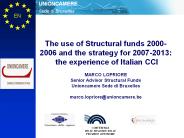 The use of Structural funds 2000-