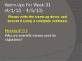 Warm-Ups For Week 31 (4/1/13  PowerPoint PPT Presentation