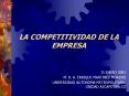 LA COMPETITIVIDAD DE LA EMPRESA PowerPoint PPT Presentation