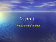 The Science of Biology