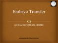 Embryo transfer PowerPoint PPT Presentation