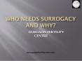Who  needs Surrogacy and why PowerPoint PPT Presentation