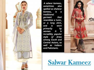 Indian Salwar Kameez