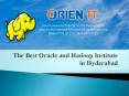 Hadoop Training in Hyderabad,Hadoop Training Institute in Hyderabad PowerPoint PPT Presentation