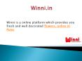 Online flowers in Pune by Winni PowerPoint PPT Presentation
