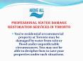 Professional Water Damage Restoration Services in Toronto PowerPoint PPT Presentation