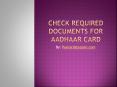 Online aadhar card application PowerPoint PPT Presentation