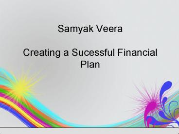 Samyak Veera - Business Financial Plan