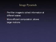 Image Pyramids