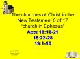 The churches of Christ in the New Testament 6 of 17  PowerPoint PPT Presentation
