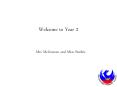 Welcome to Year 2 PowerPoint PPT Presentation