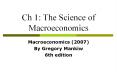 Ch 1: The Science of Macroeconomics PowerPoint PPT Presentation