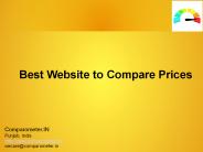 Best Website to Compare Prices