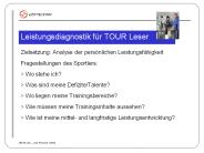 Leistungsdiagnostik f