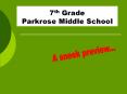 7th Grade Parkrose Middle School PowerPoint PPT Presentation
