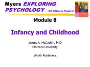 Myers EXPLORING PSYCHOLOGY  (6th Edition in Modules)