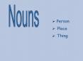 Nouns PowerPoint PPT Presentation