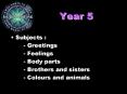 Year 5 PowerPoint PPT Presentation