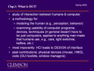 Chp.1: What is HCI?