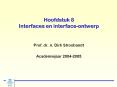 Hoofdstuk 8 Interfaces en interface-ontwerp PowerPoint PPT Presentation
