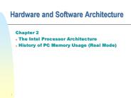 Hardware and Software Architecture
