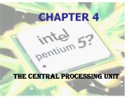 The Central Processing Unit