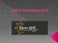 Adult Cremation Urns PowerPoint PPT Presentation