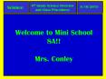 Welcome to Mini School PowerPoint PPT Presentation