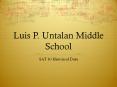 Luis P. Untalan Middle School PowerPoint PPT Presentation