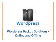 Wordpress Backup Solutions - Online and Offline
