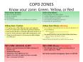COPD ZONES Know your zone: Green, Yellow, or Red PowerPoint PPT Presentation