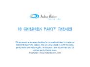 10 Innovative Ideas for Children Party Themes