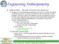 Engineering Anthropometry PowerPoint PPT Presentation