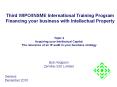Third WIPO/INSME International Training Program PowerPoint PPT Presentation