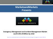 Emergency Management and Incident Management Market