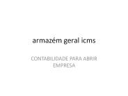armazém geral icms