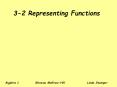 3-2 Representing Functions PowerPoint PPT Presentation