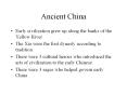 Ancient China PowerPoint PPT Presentation