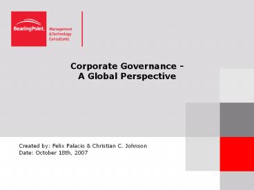 Created by: Felix Palacio