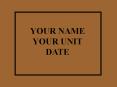 YOUR NAME YOUR UNIT DATE PowerPoint PPT Presentation