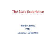 The Scala Experience