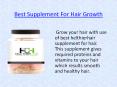 Hair Growth Supplement PowerPoint PPT Presentation