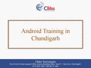 Android training in Chandigarh