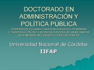 DOCTORADO EN ADMINISTRACI
