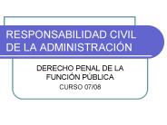 RESPONSABILIDAD CIVIL DE LA ADMINISTRACI